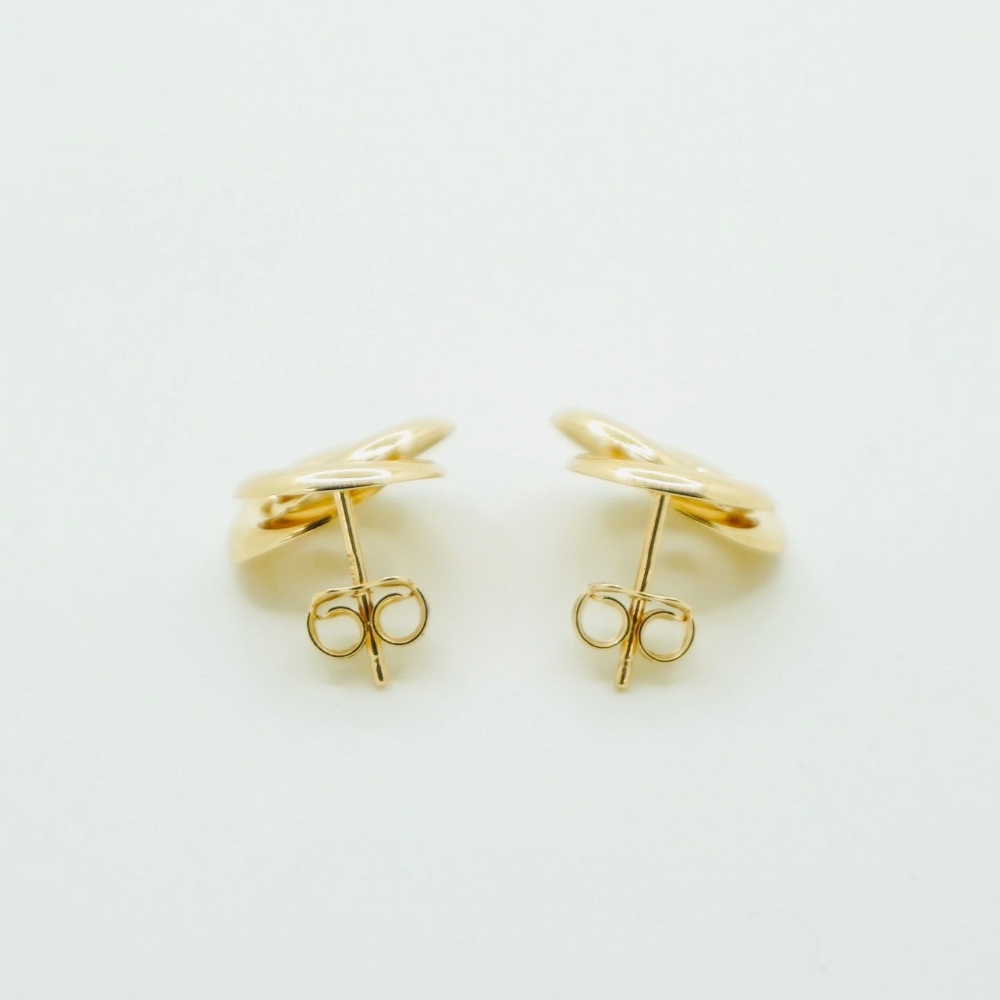 Fancy 14K Yellow Gold Knot Earrings