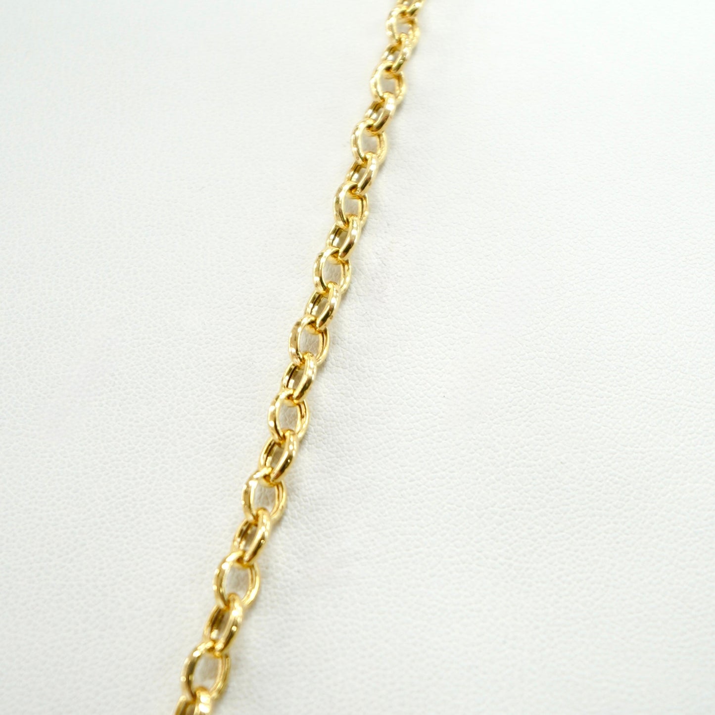 Solid 14K Yellow Gold 5mm 22" Rolo Chain