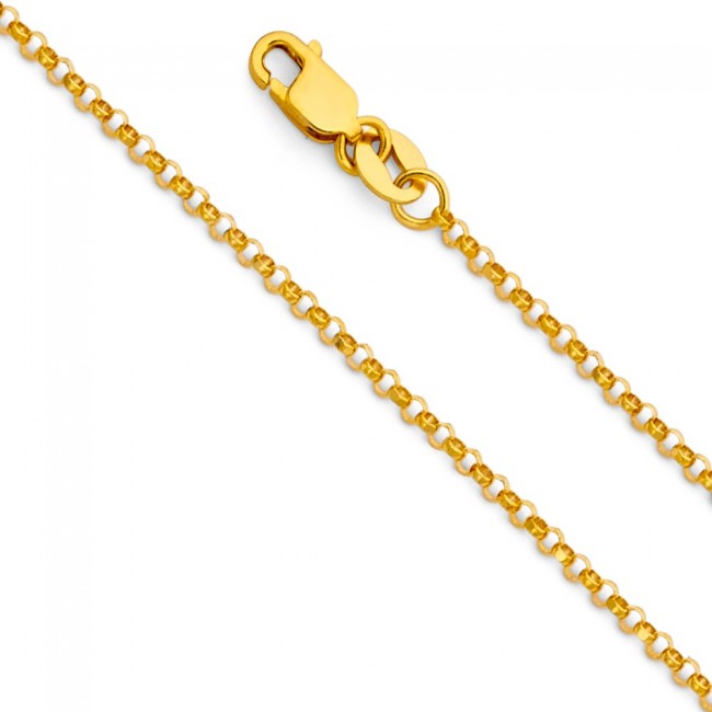 14K Rolo 1.3mm Chain - EJCN35311