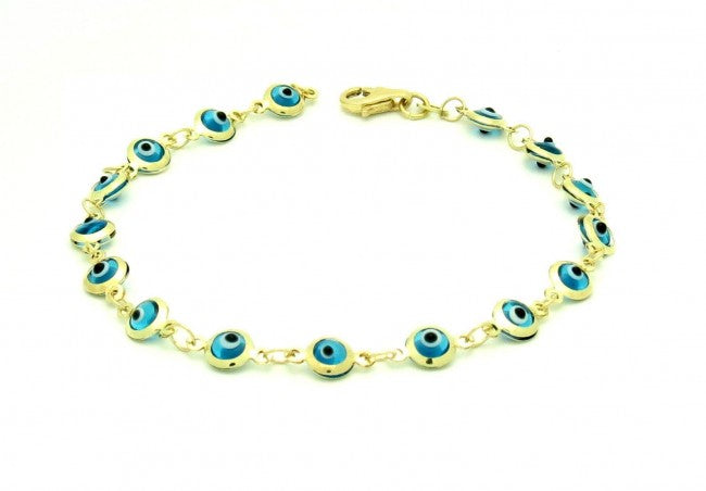 14K Good Luck eye bracelet EJB11915L