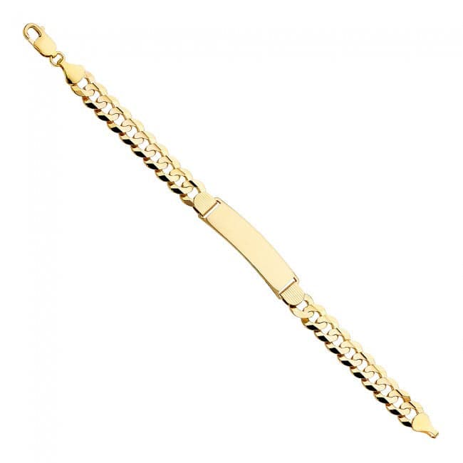 Solid 14K Gold Figaro Bracelet