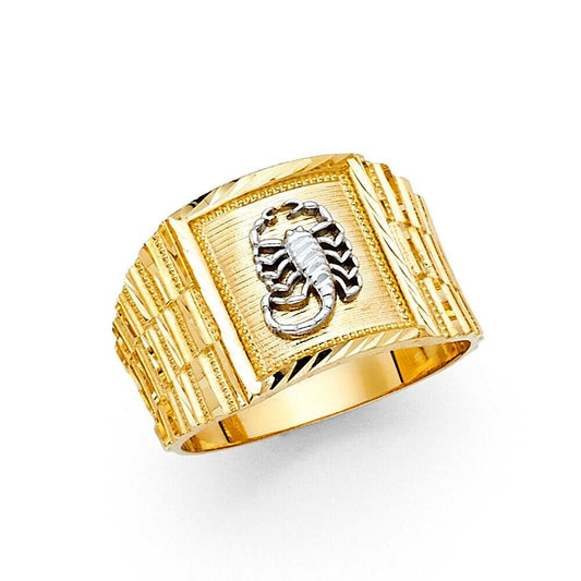 14K gold Men's SCORPION ring EJMR29803