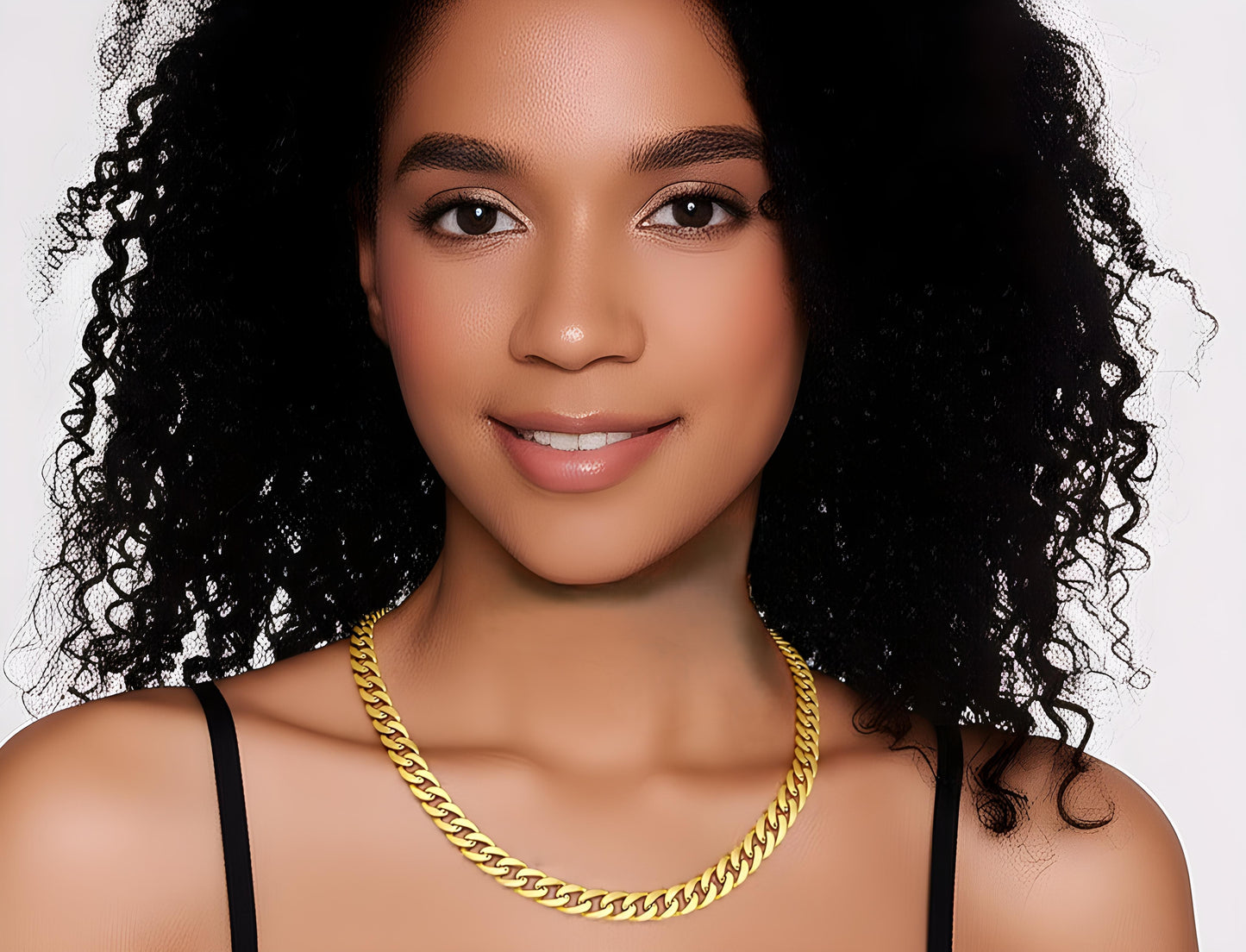 Solid 14K Gold 6mm Miami Cuban Chain 22" EJCH402
