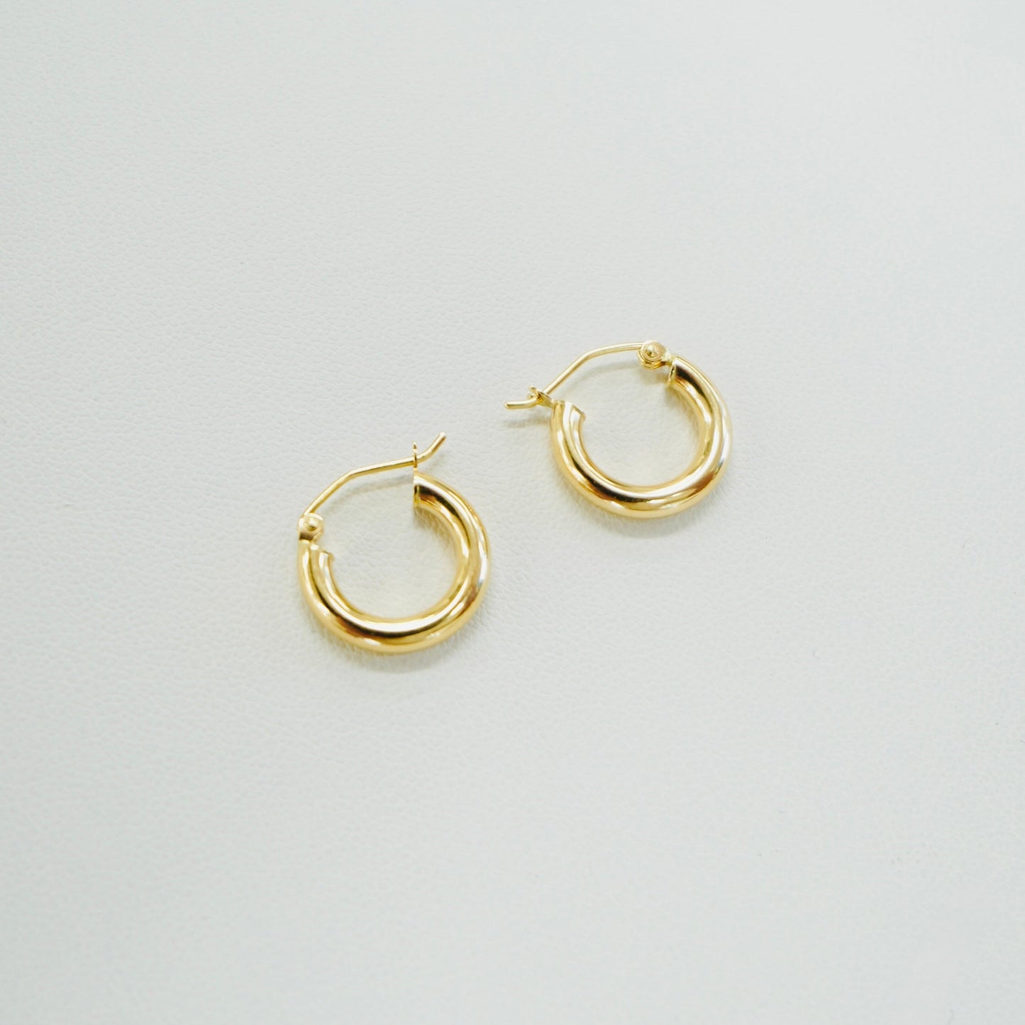 14K Yellow Gold Mini Hoop