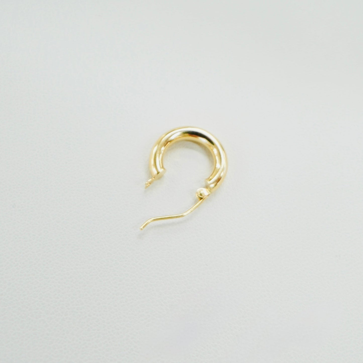 14K Yellow Gold Mini Hoop