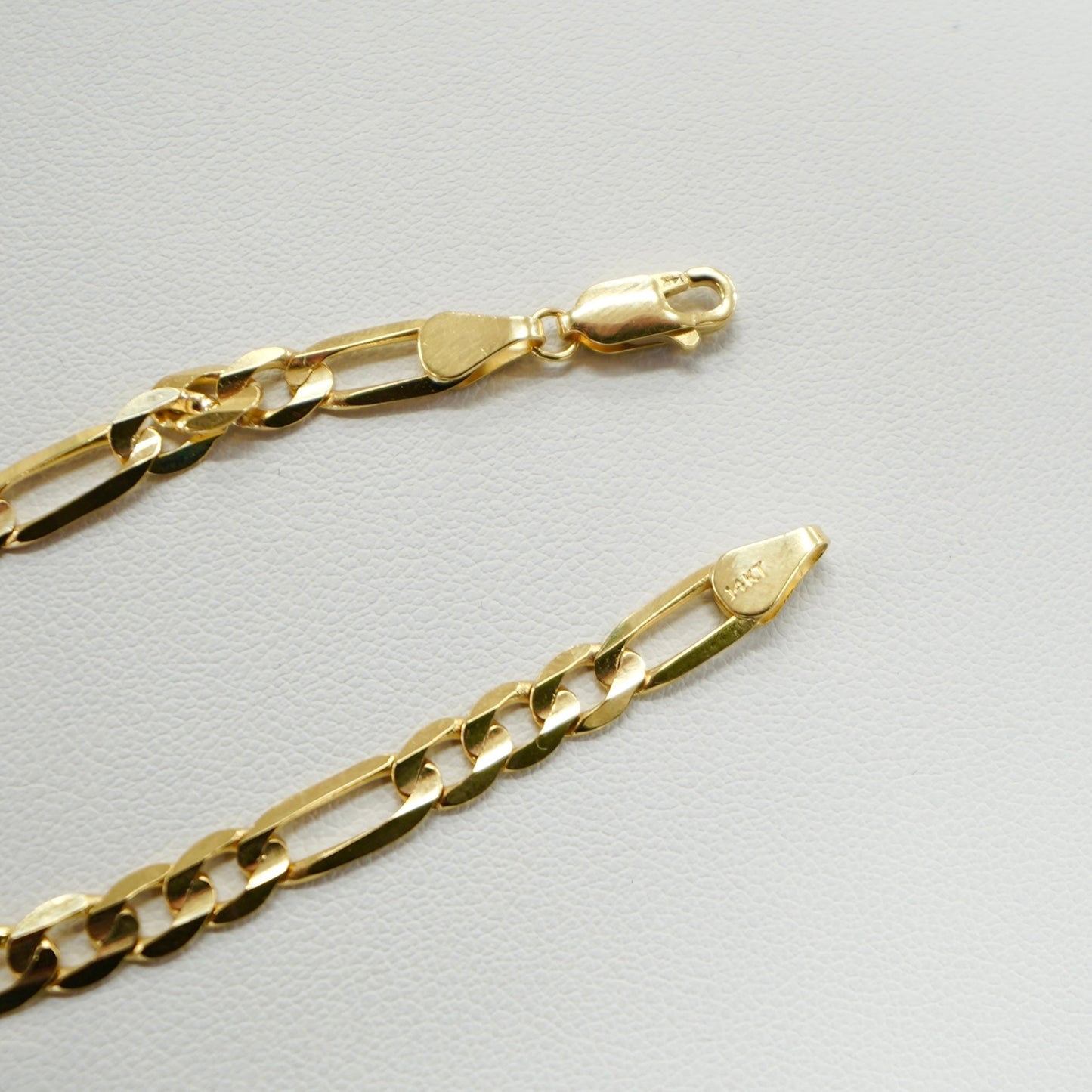 14K Yellow Gold Figaro Bracelet