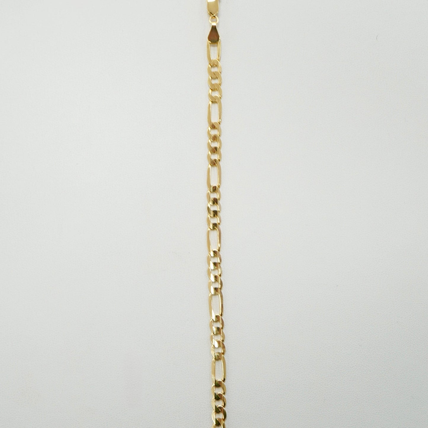 14K Yellow Gold Figaro Bracelet
