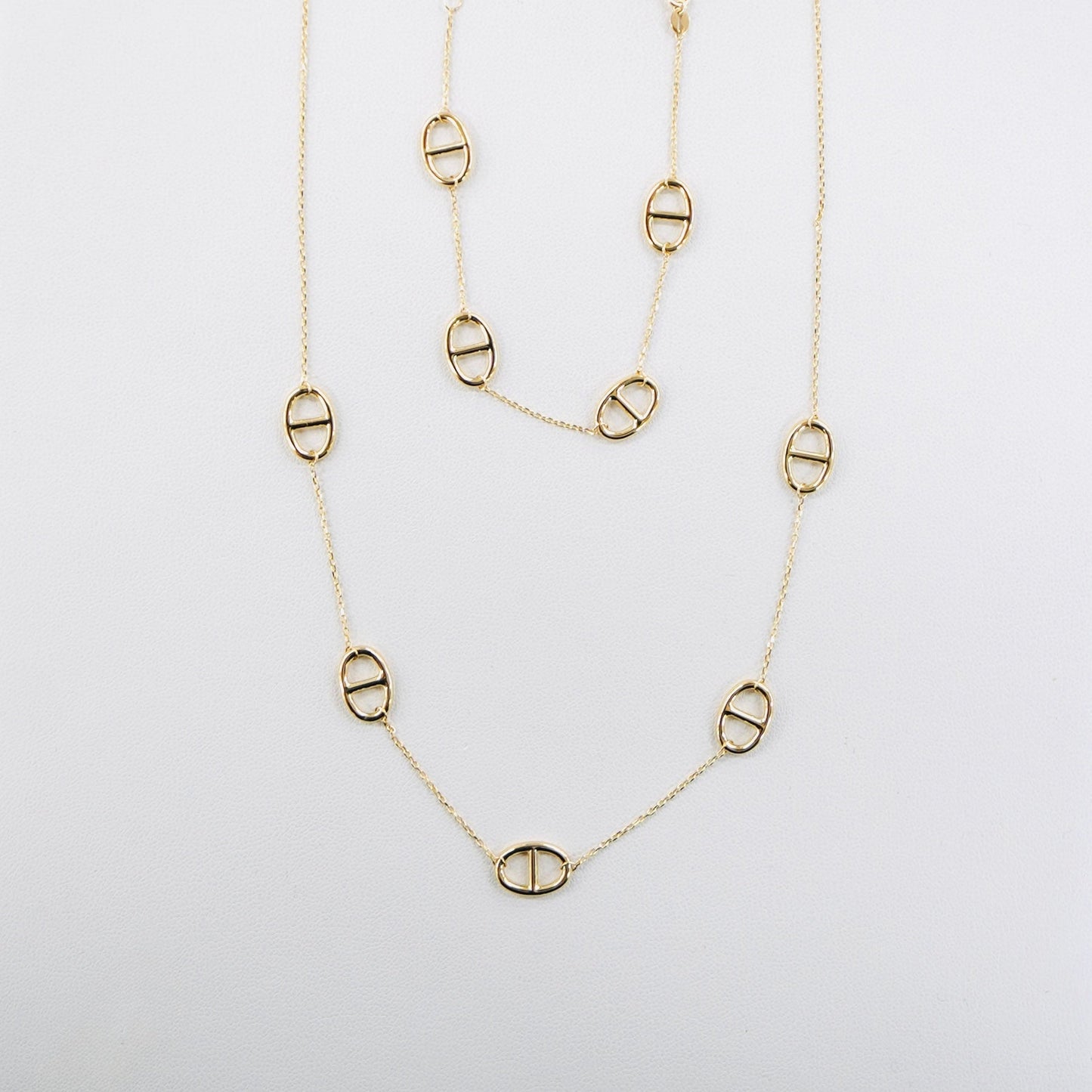 14K Yellow Gold Dainty Necklace