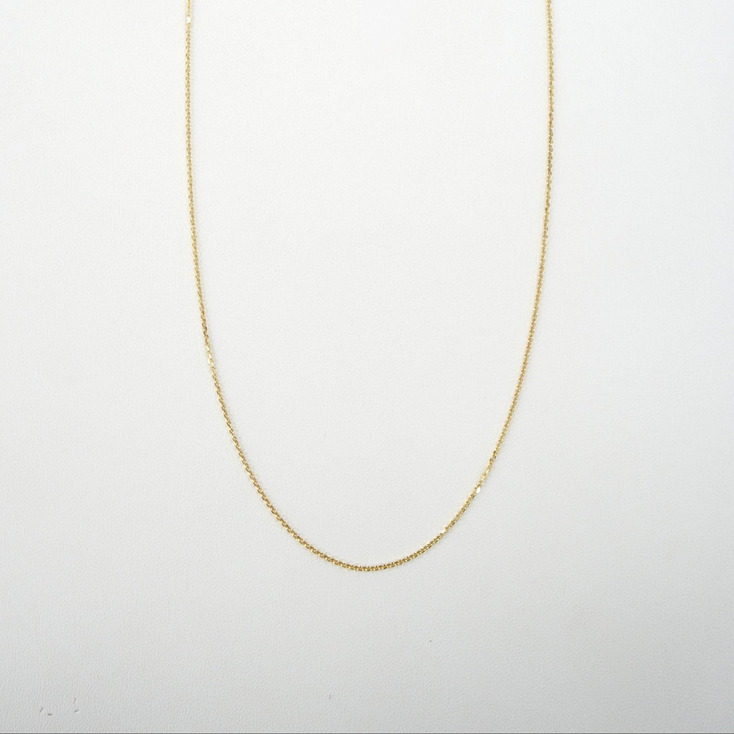 14K Yellow Gold 0.8 MM 18" Chain