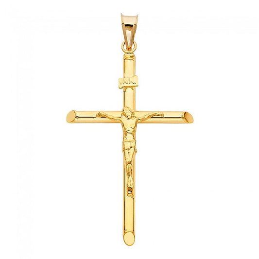 14K Gold INRI Crucifix - EJCR27921