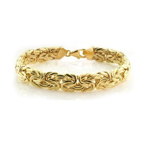 14K yellow Byzantine bracelet EJB10308